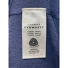 Charles Tyrwhitt Merino Wool 1/4 Zip Sweater Mens Large Blue Lightweight (Flaw)
