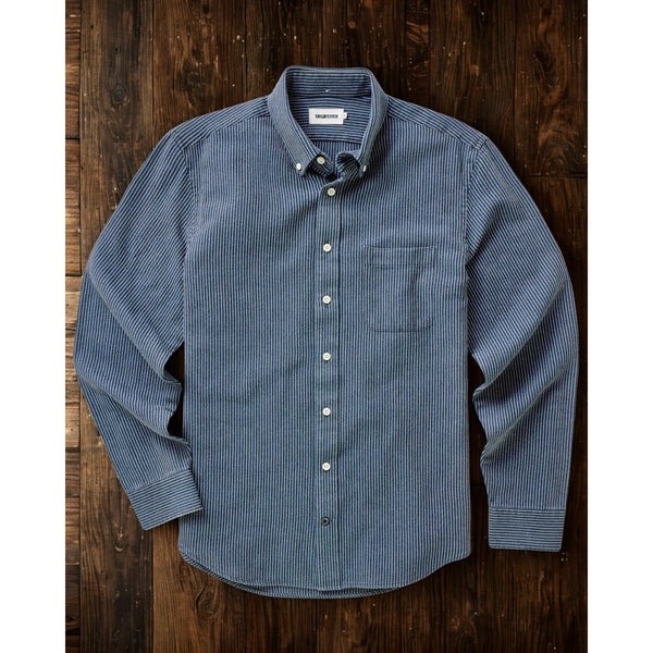 Taylor Stitch The Jack Roped Indigo Button Down Shirt Mens 44 XL NWOT MSRP $138