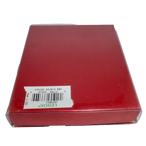 LENOX "WINTER GATHERING" Snowman with Birds Pierced Ornament INTER ART