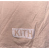 Off-White c/o Virgil Abloh x Kith 2017 Pink Main Label Tee Shirt Sz. M Authentic