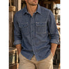 Wallace & Barnes J. Crew Naval Workshirt M Japanese Selvedge Chambray Blue NWOT