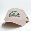 Huega House DraftKings Crown In One Golf Snapback Hat Beige Streetwear OSFA