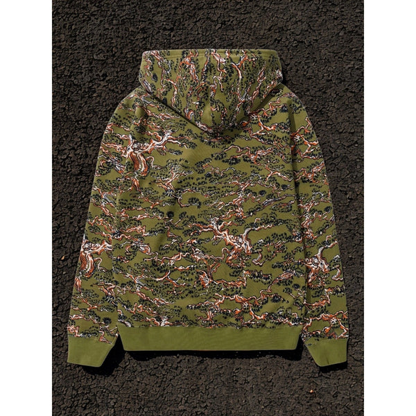 Billionaire Boys Club BB Camo Arch Hoodie Olive Drab Sz M NWOT BBC 821-1307