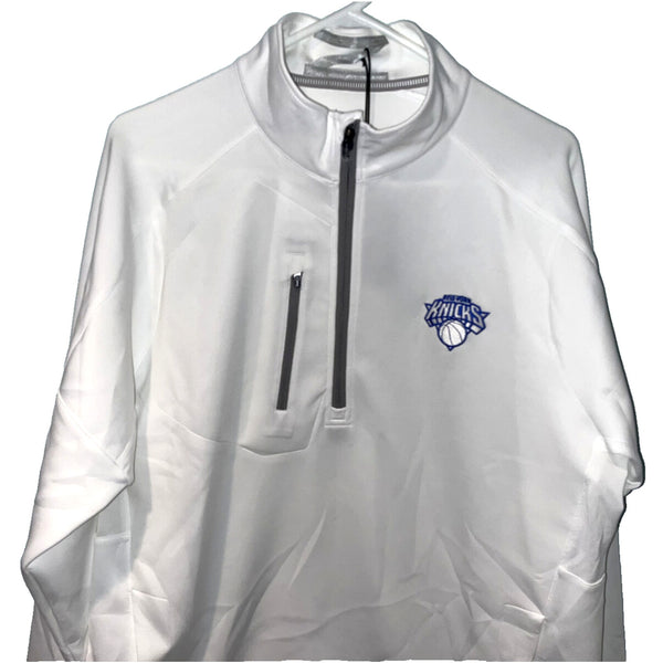 New York Knicks Zero Restriction Z500 1/4 Zip Pullover L330 Sz L Coinbase Crypto
