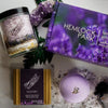 Hemlock Park Lavender Spa Gift Set Candle Soap Bath Bomb Salt Relax Kit