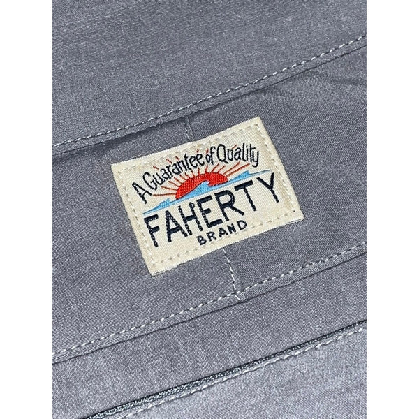 Faherty Belt Loop All Day Shorts 7" Men’s 38 Gray Stretch Drawstring EUC