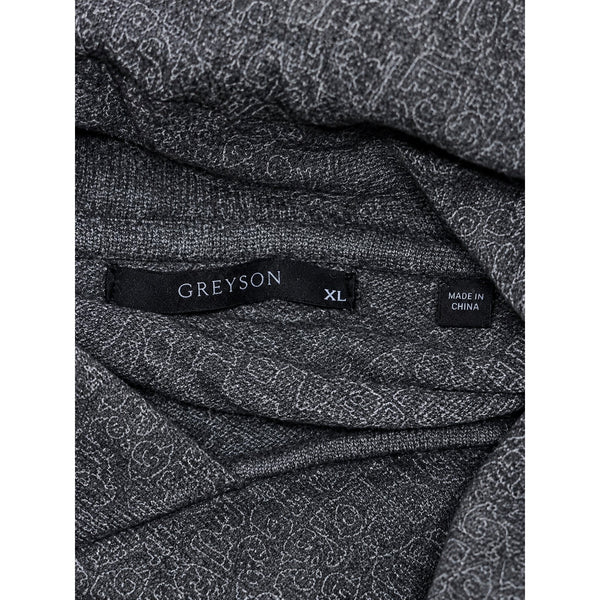 Greyson Koko Wool Cashmere Sweater Hoodie Men's XL Dark Grey Heather $320