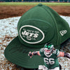 New York Jets Joe Tippmann Signed 59FIFTY Fitted Hat 7 3/4 Stadium Shadow Green