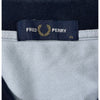 Fred Perry Polo Shirt Mens XL Blue Stripe Short Sleeve Collared Mod Casual