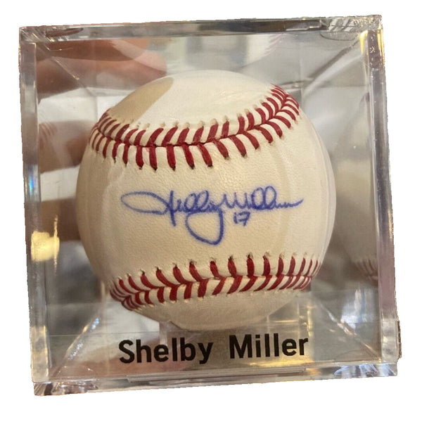 Shelby Miller Signed OML Baseball MLB Tigers, Cardinals, Braves All Star