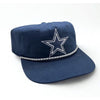 Dallas Cowboys Columbia PFG Navy Snapback Hat Rope Flat Bill NEW