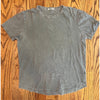 Buck Mason Curved Hem Slub Cotton T Shirt Sz. Small Gray Made in USA BM11001.102