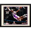 Vince Carter Signed 16x20 Man Can Fly Dunk Photo Fleer Framed 22x26 Raptors Rare