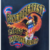 Daytona Beach Biketoberfest 2007 Biker Size XL L/S T-shirt Bald Eagle USA