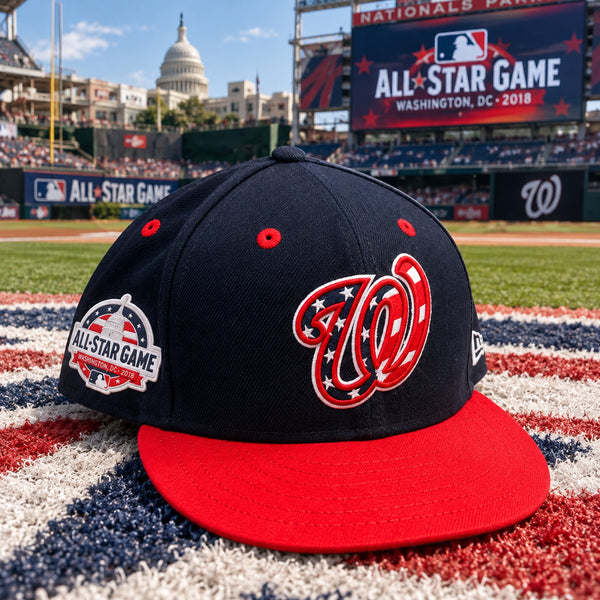 Washington Nationals 2018 All Star Game New Era 59FIFTY Hat 7 5/8 USA Made