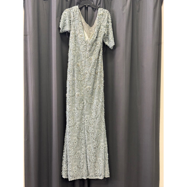 Ivonne D Exclusively for Mon Cheri 118D06 Dress Sz. 16W SAMPLE Sea Foam