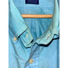 Ralph Lauren Yarmouth Dress Shirt Sz. 17 34 Blue Button Down 100% Cotton Vintage