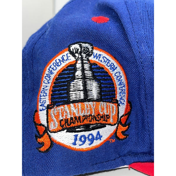 New York Rangers 1994 Stanley Cup Champs #1 Apparel Snapback Hat NWT VTG