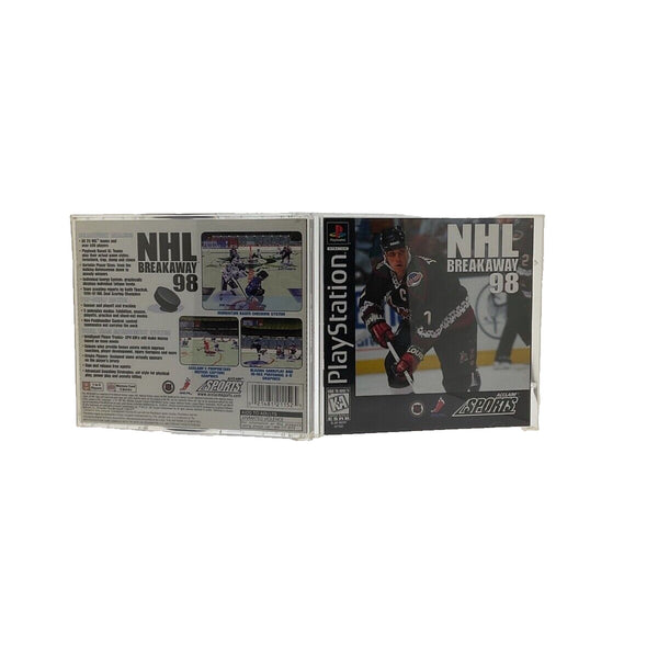 NHL Breakaway 98 (Sony PlayStation 1) PS1 Hockey Disc And Manual ML273