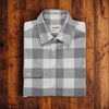 Taylor Stitch Moto Utility Shirt Ash Plaid Organic Cotton Flannel Mens 40