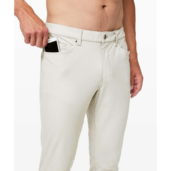 Lululemon ABC Slim-Fit Trouser Warpstreme Stone Khaki Men’s 34x36 NWOT 5 Pocket