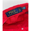 Polo Ralph Lauren Red Strapback Hat Black Pony Logo Adjustable Dad Cap Cotton