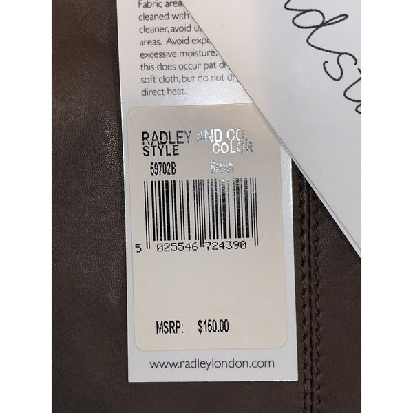 Radley London Pockets Medium Leather Crossbody Bag Cross-Stitch Floral Vtg NWT