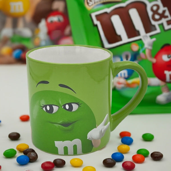 M&M’s World “I Melt for No One” Green M&M Mug Cup 2019 Ceramic Coffee Tea