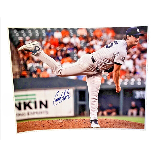 Gerrit Cole New York Yankees Signed 11" x 14" Pitching Photo MLB