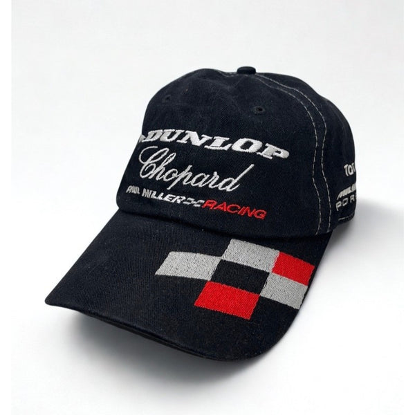 Paul Miller Racing Porsche Chopard Dunlop Team Hat Cap ALMS Rare Speedgear OSFA