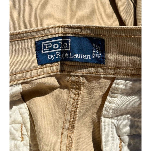 Polo Ralph Lauren Cargo Shorts Mens 31 Khaki Polo 67 Twill Utility Y2K