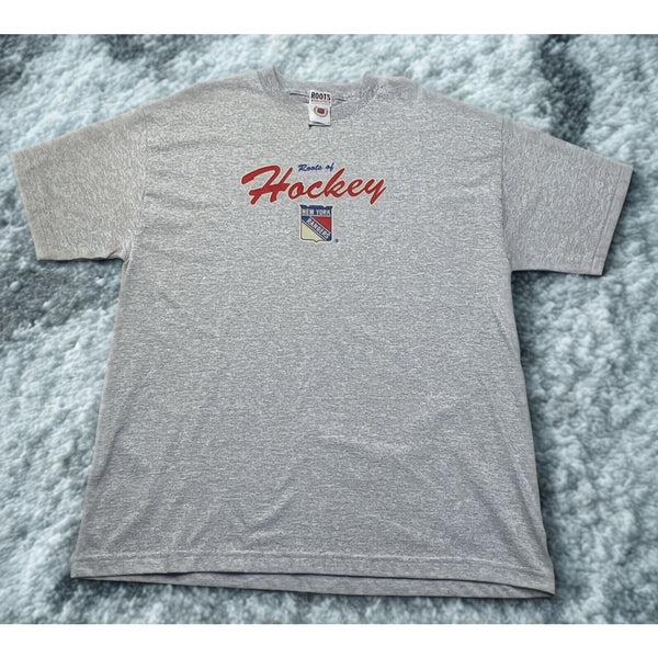 New York Rangers Roots Athletics NHL Roots of Hockey T-Shirt XL Canada Vintage