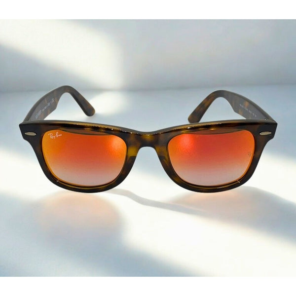 Ray-Ban RB4340 Wayfarer Sunglasses Tortoise 50-22-150 Italy w/ Case & Cloth