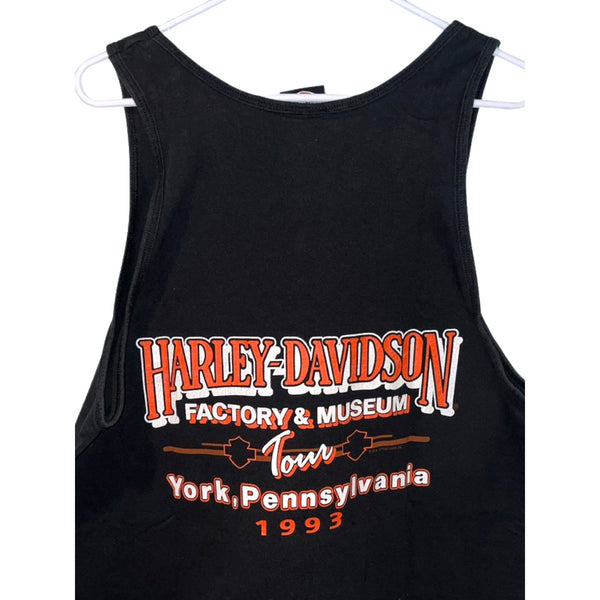Harley Davidson 90th Anniversary York PA Museum Tour Tank Large Vintage 1993