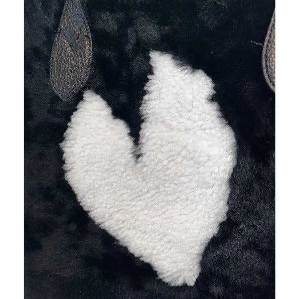 Elboque Couture Handmade Merino Sheepskin Shearling Bag NWT RARE