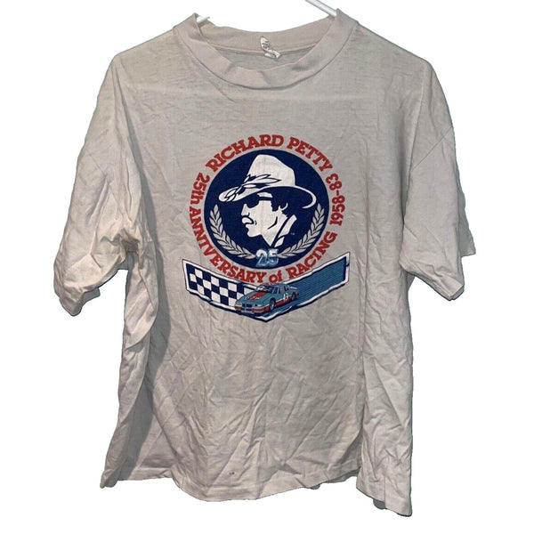 Richard Petty 25th Anniversary Shirt Adtees Sz. XL The King 1983 Vintage