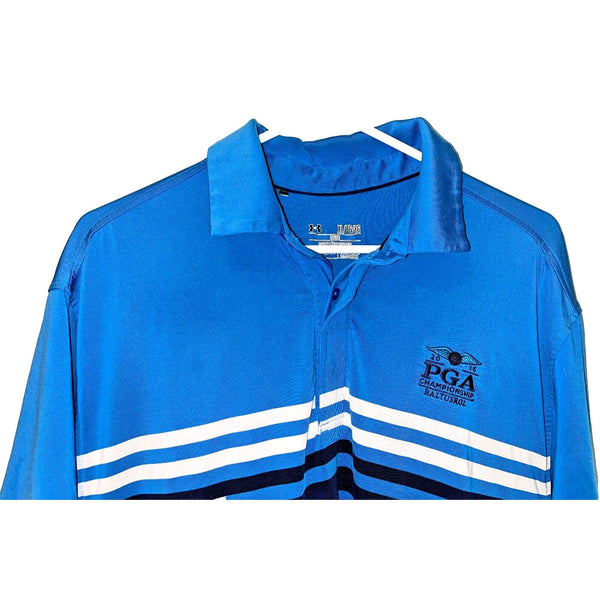 Under Armour ColdBlack Groove 2016 PGA Baltusrol Jordan Spieth Blue Golf Polo XL