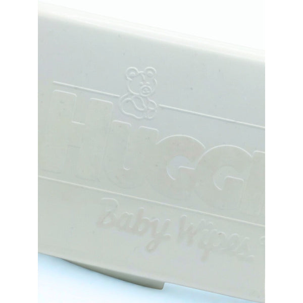 Huggies Baby Wipes Travel Case Vintage Empty Plastic Container Rare Nursery