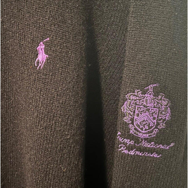 Donald Trump International Bedminster Polo Ralph Lauren Lambswool Sweater XL