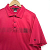 Tiger Woods Collection Nike Golf Polo Shirt Red Dri-Fit XL EUC