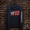 CM Punk WWE 2K13 Zip Hoodie Sweatshirt Live The Revolution Black Mens Large