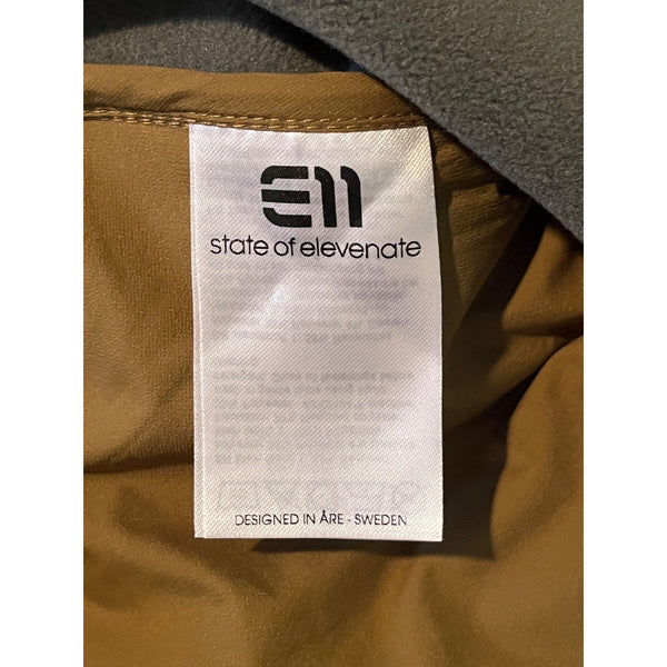 State of Elevenate Fusion Stretch Insulated Vest Men's XL Mustard Brown NWOT