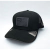 New York Jets New Era 9SEVENTY NFL USA Flag Black Stretch Snap Trucker Hat NWT