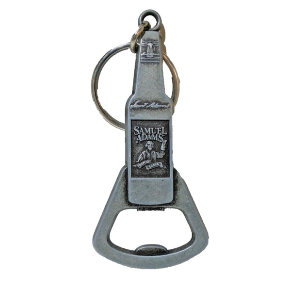 Samuel Adams Boston Lager Pewter Bottle Opener/Keychain Made in U.S.A.