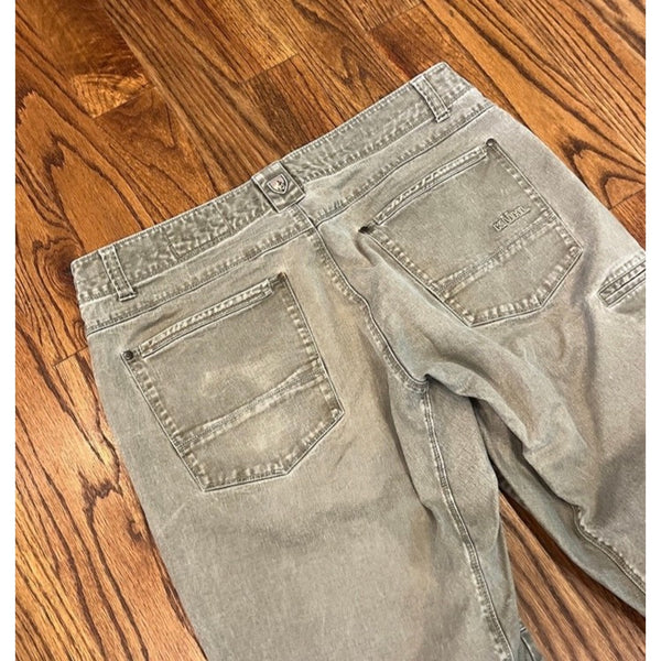 Kuhl Rydr Pants Mens 38x32 Sunfaded Patina Dye Canvas Gorpcore Outdoor Work