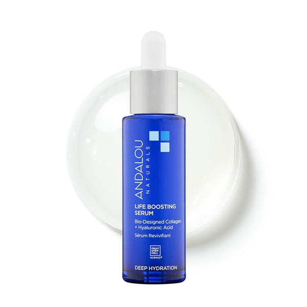 Andalou Naturals Collagen Hyaluronic Acid Face Serum Deep Hydration 1oz