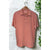 Faherty Isle Polo Shirt Mens M Salmon Organic Cotton Short Sleeve Casual Beach