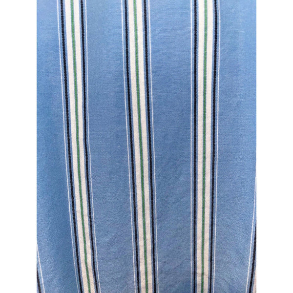Roots Multi Colored Striped Button Up Shirt Mens Sz. XL Blue EUC