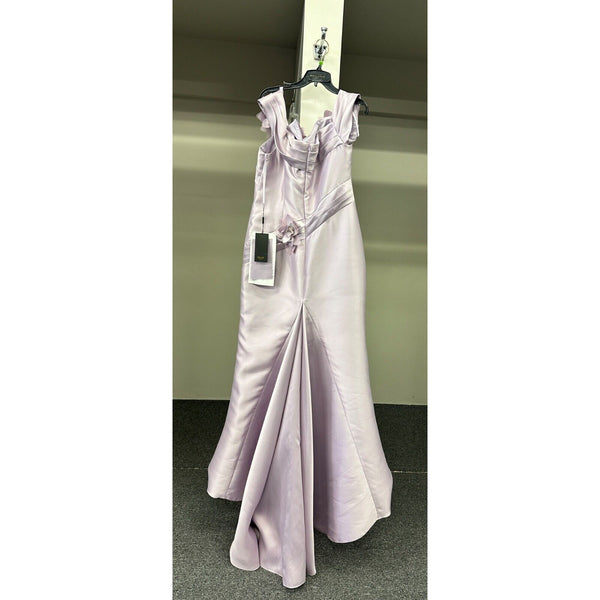 Terani Couture 2021E2840 Long Sleeve Sequined Dress Sz. 14 (SAMPLE)