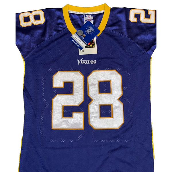 Minnesota Vikings Adrian Peterson #28 Reebok NFL Jersey Sz. 54 3XL Deadstock Y2K